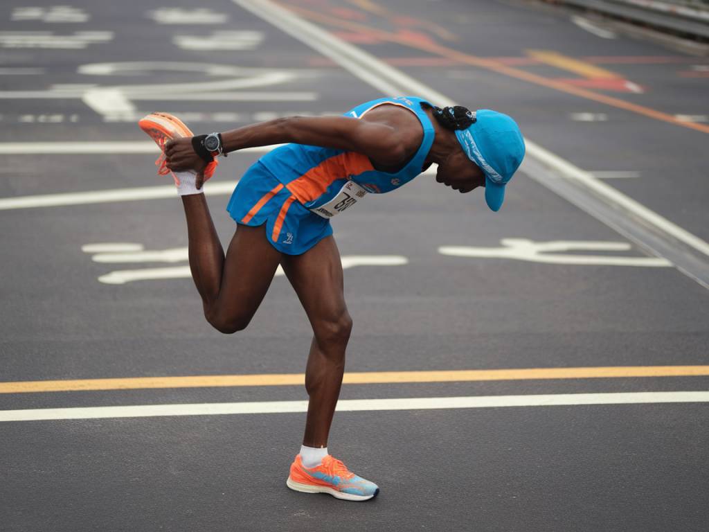 routine d’échauffement avant marathon pour éviter les blessures